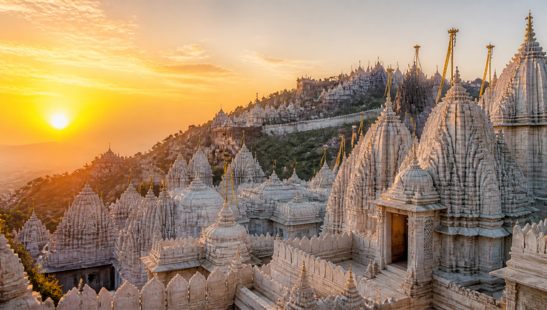 Palitana Shatrunjaya Jain temple architecture